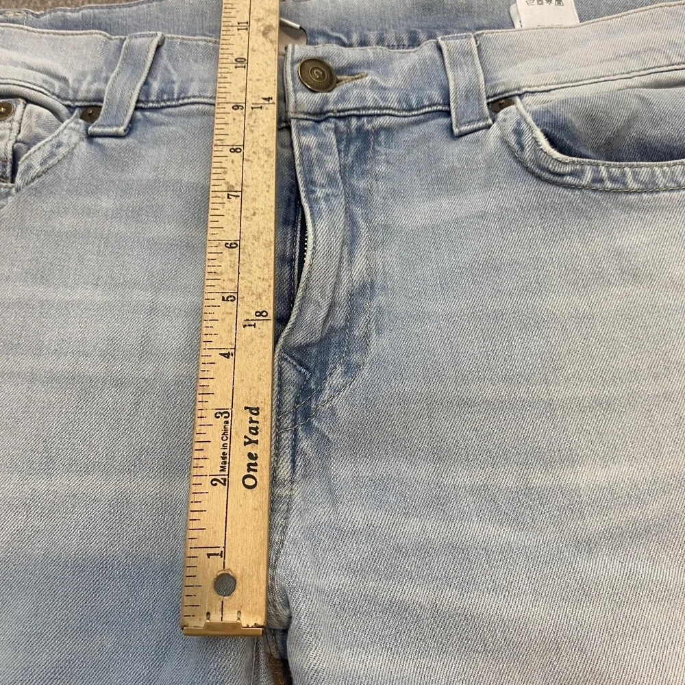 True Religion Rocco Relaxed Skinny Jeans Mens 38x32 Light Wash Stretch Denim